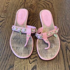 Coach Pink Sandals